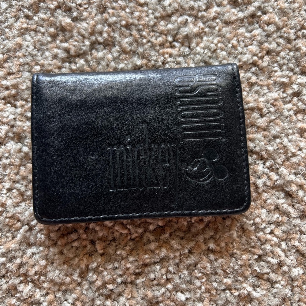 Vintage Mickey Mouse card holder